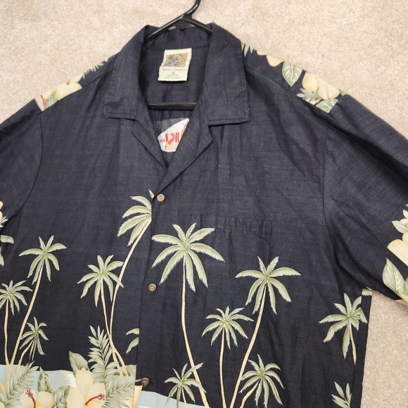 Winnie Fashion Hawaii Cotton Hawaiian Button Down XL - Picture 2 of 5